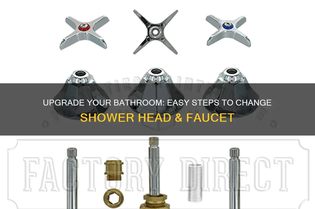 how to change shower head and faucet