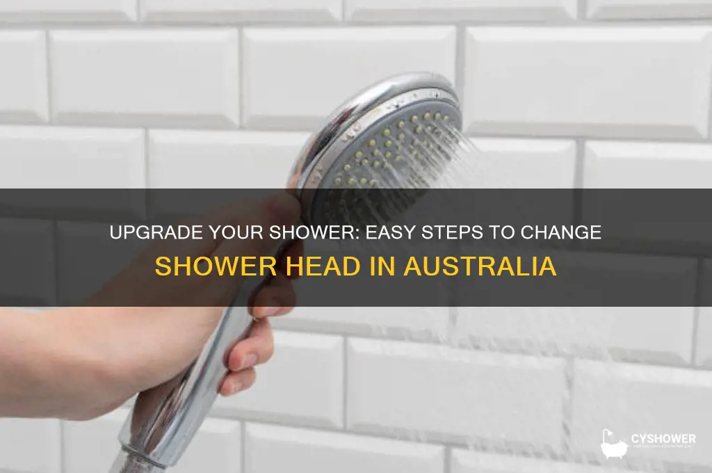 how to change shower head australia