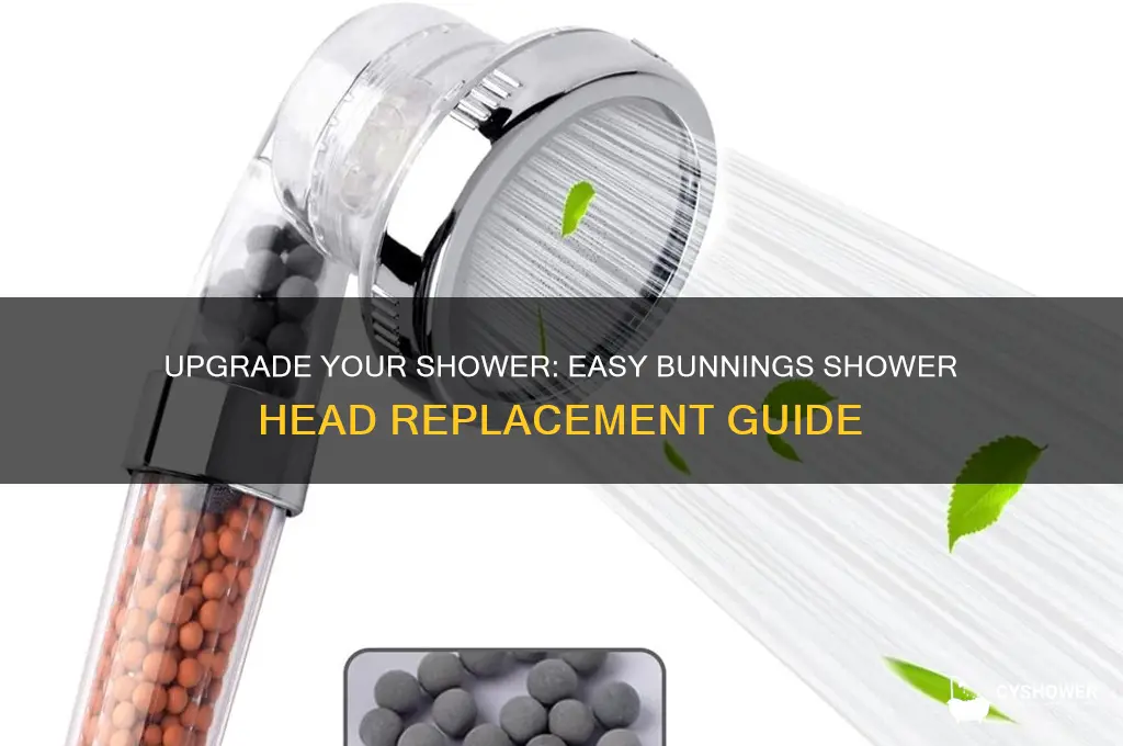 how to change shower head bunnings