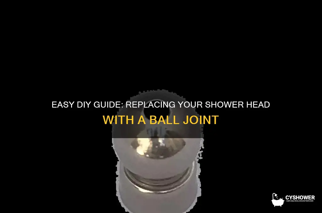 how to change shower head with ball