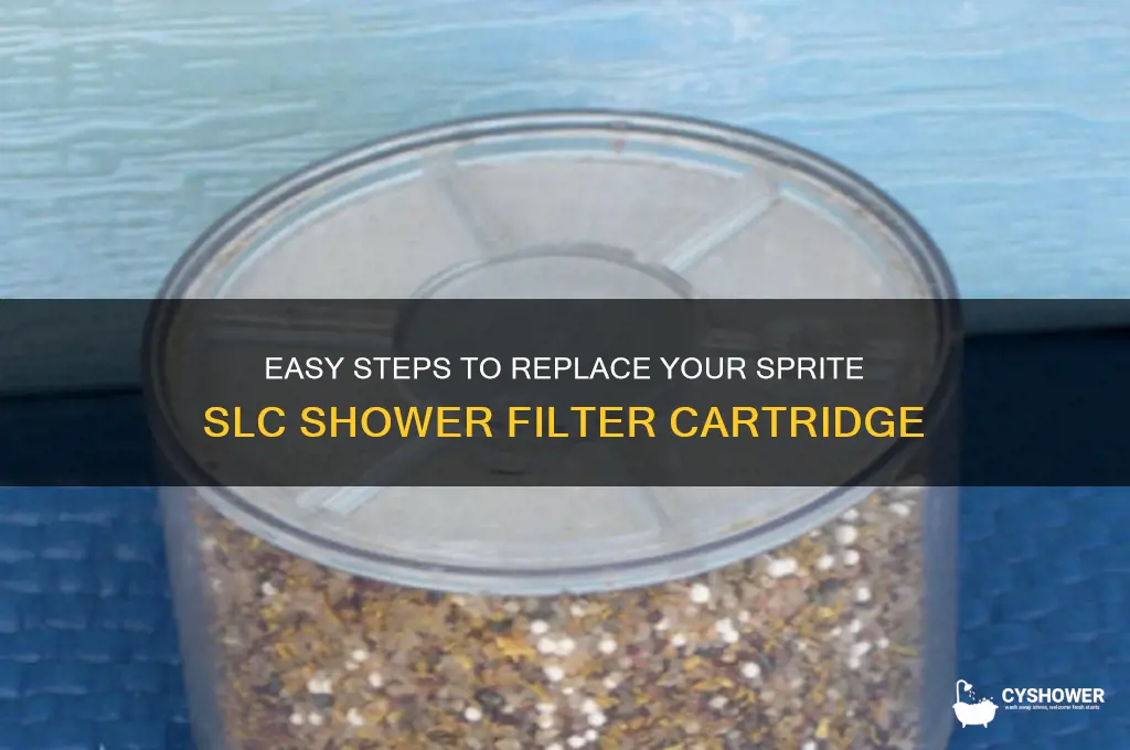 how to change the sprite slc shower filter replacement cartridge