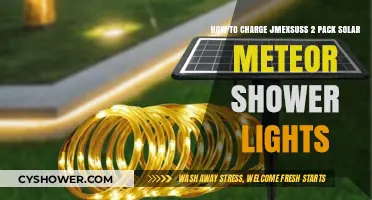 Charging JMEXSUSS Solar Meteor Shower Lights: A Simple Step-by-Step Guide