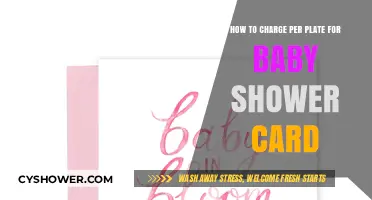 Pricing Your Baby Shower Cards: A Guide to Charging Per Plate
