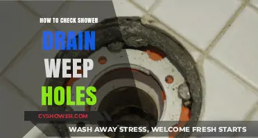 Inspecting Shower Drain Weep Holes: A Step-by-Step Maintenance Guide