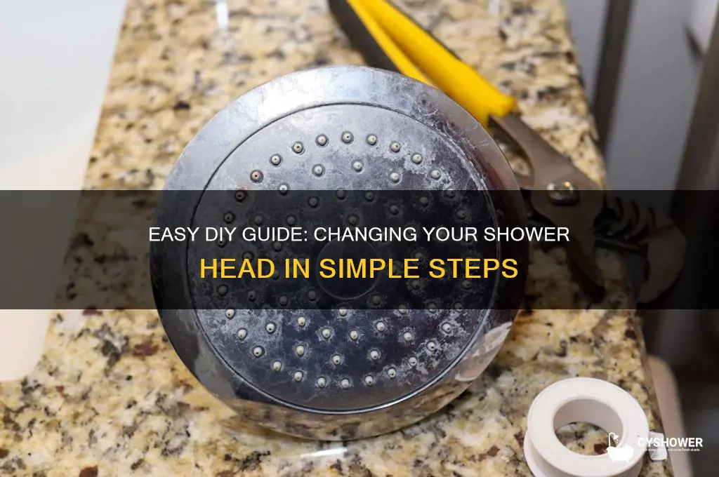 how to chnage a shower head