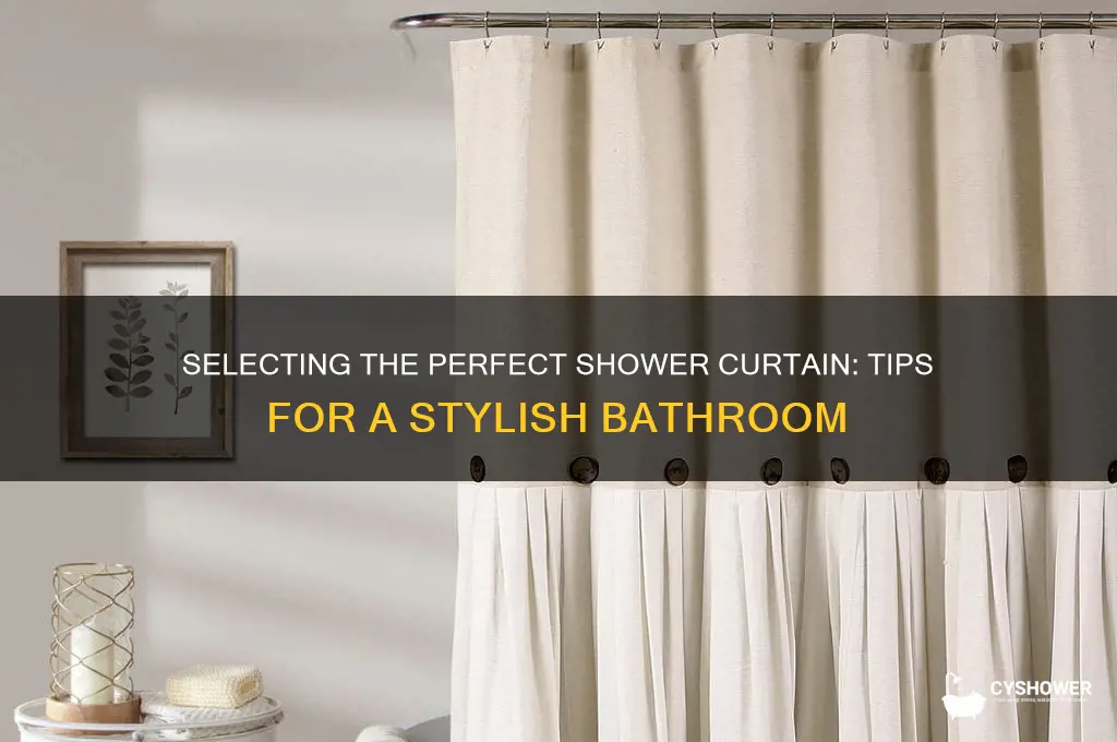 how to choose a good shower curtain for bathroom