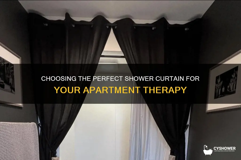 how to choose a shower curtain apartment therapy