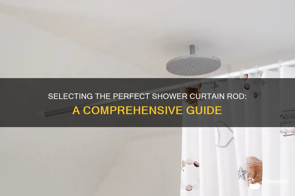 how to choose a shower curtain rod