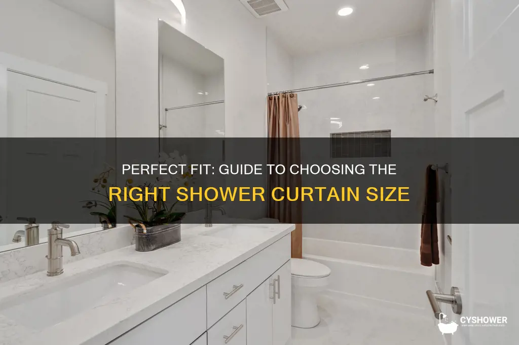 how to choose a shower curtain size