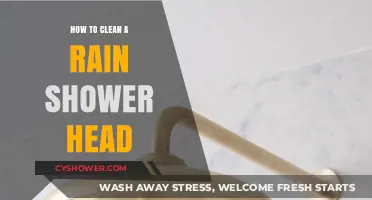 Effortless Rain Shower Head Cleaning: Simple Steps for Sparkling Results