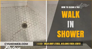 Effortless Tile Shower Cleaning: Tips for a Sparkling Walk-In Oasis