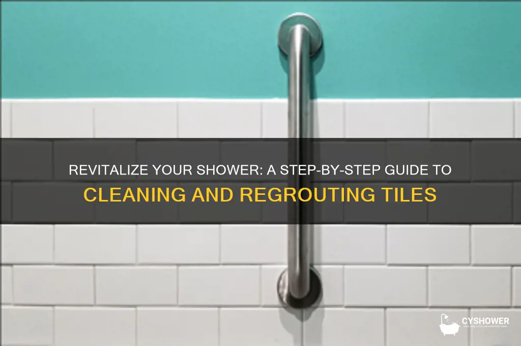 how to clean and regrout shower tiles