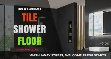 Effective Cleaning Tips for a Spotless Black Tile Shower Floor