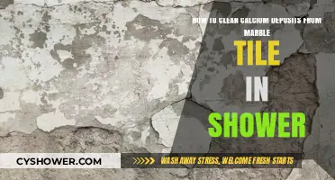 Effective Ways to Remove Calcium Buildup from Marble Shower Tiles