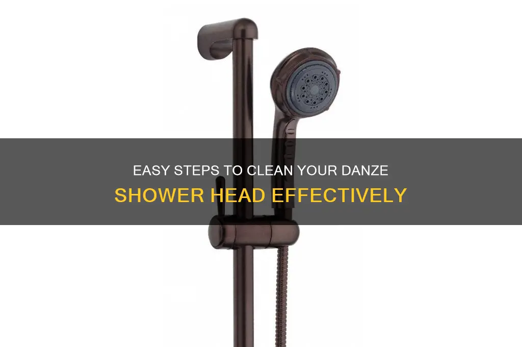 how to clean danze shower head