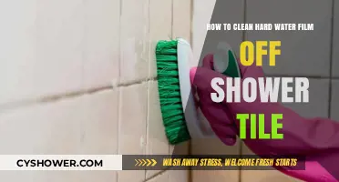 Effective Ways to Remove Hard Water Film from Shower Tiles