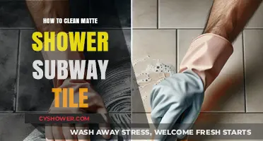 Effective Cleaning Tips for Matte Shower Subway Tiles: A Step-by-Step Guide