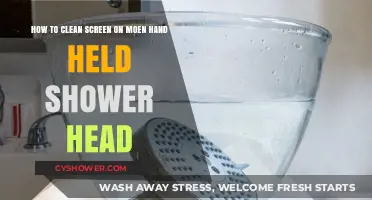 Easy Steps to Clean Your Moen Handheld Shower Head Screen