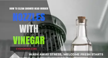 Effortless Shower Head Cleaning: Vinegar Solution for Rubber Nozzles