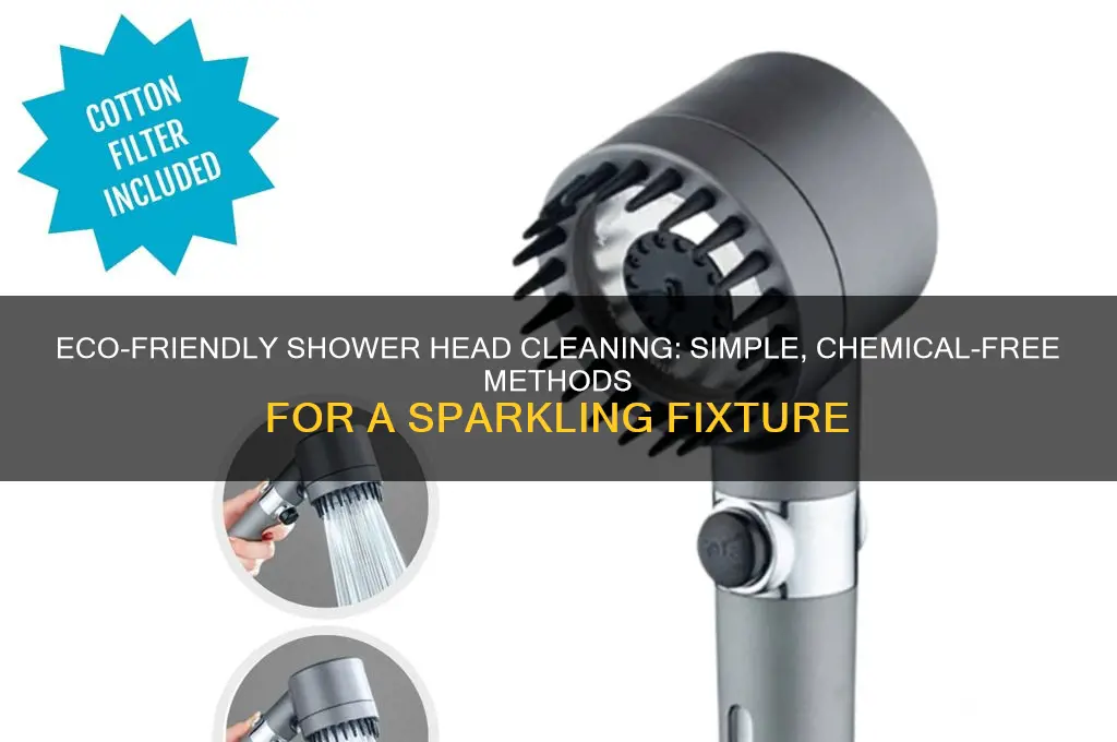 how to clean shower head without chemicals
