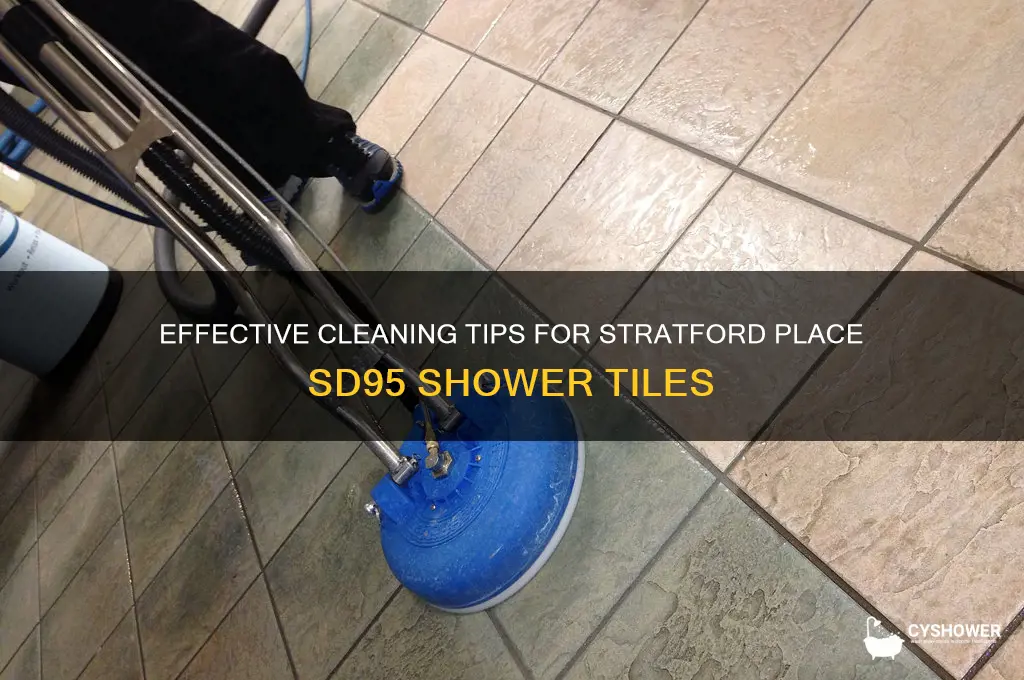 how to clean stratford place sd95 ceramic tile in shower