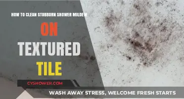 Effective Tips to Remove Stubborn Shower Mildew from Textured Tiles