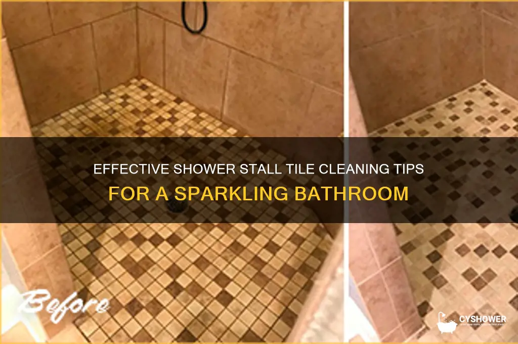 how to clean tile in shower stall
