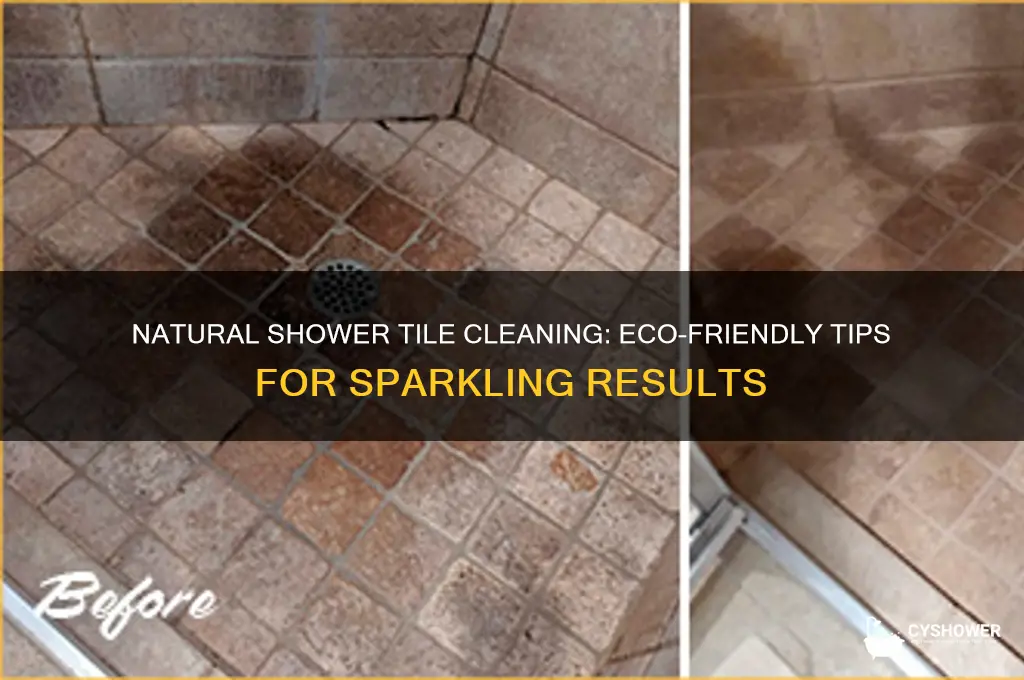how to clean tile shower naturally