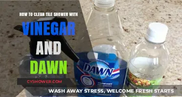 Easy DIY Shower Cleaning: Vinegar and Dawn for Sparkling Tiles