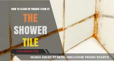 Effective Tips to Remove Orange Stains from Shower Tiles Easily