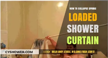 Easy Steps to Collapse Your Spring-Loaded Shower Curtain Effortlessly