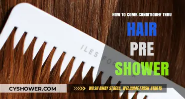Pre-Shower Hair Care: Mastering the Art of Combing Conditioner Through Your Hair