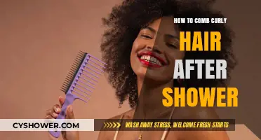 Post-Shower Curly Hair Care: Easy Comb Techniques for Defined Curls