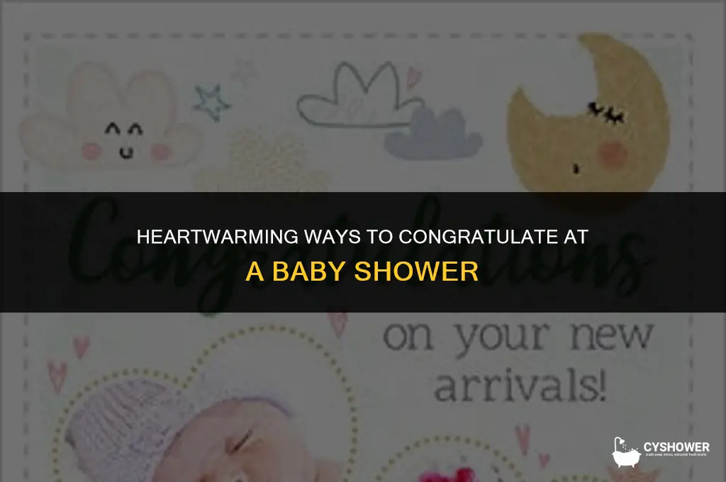 how to congrats for baby shower