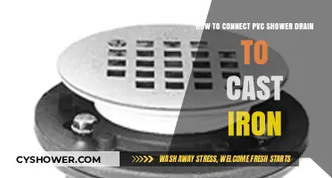 Connecting PVC Shower Drain to Cast Iron: A Step-by-Step Guide