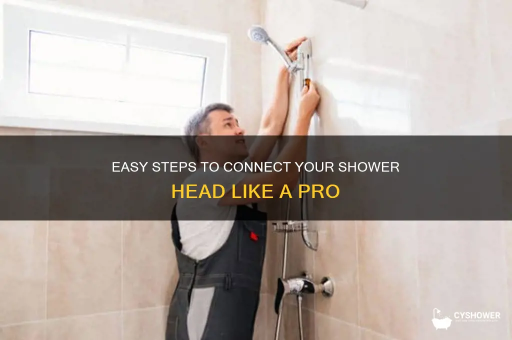 how to connect shower head