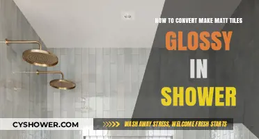 Transforming Matte Shower Tiles to Glossy: A Simple DIY Guide