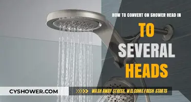 Upgrade Your Shower: Convert One Shower Head to Multiple Heads Easily