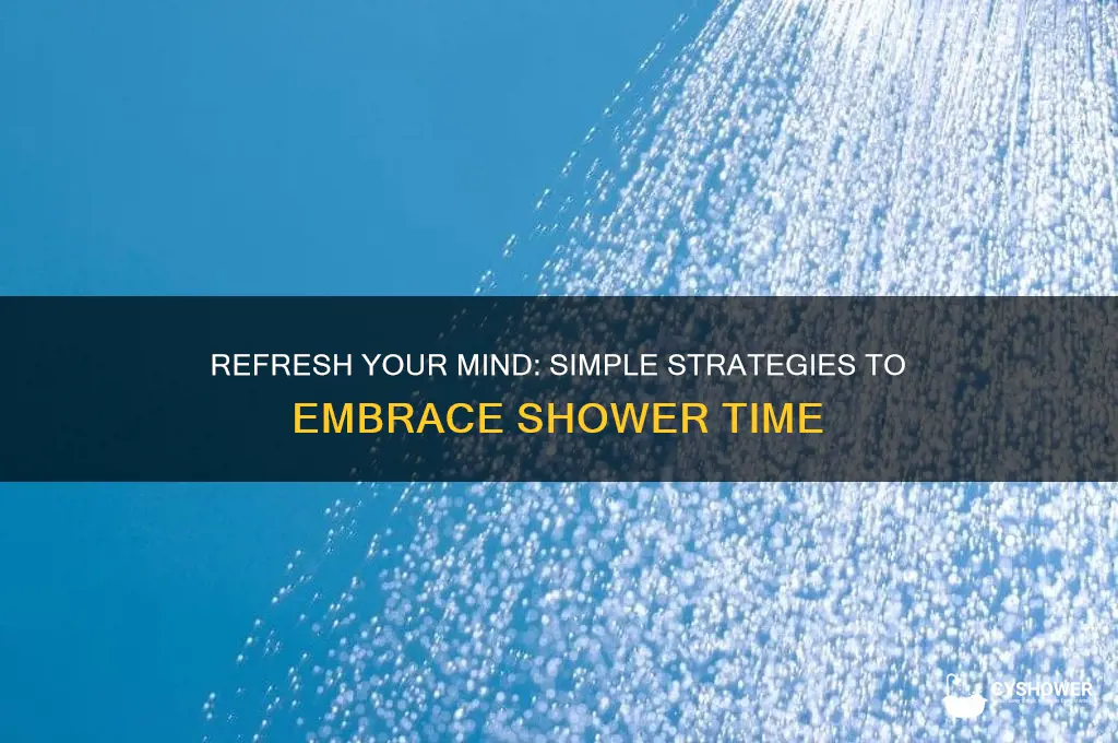 how to convince yourself to take a shower