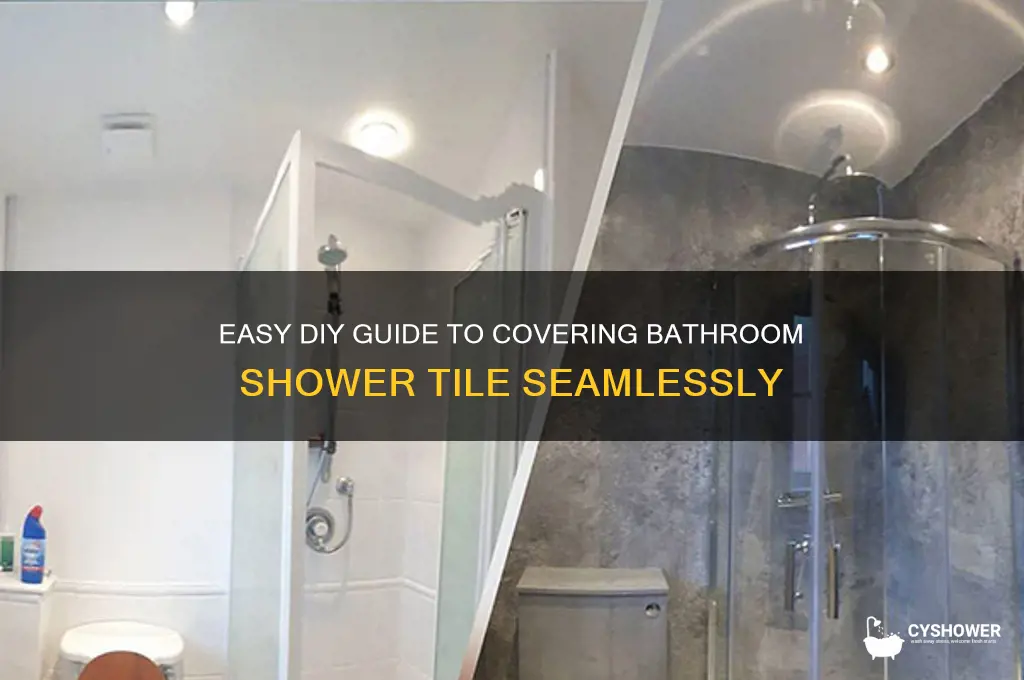 how to cover bathroom shower tile