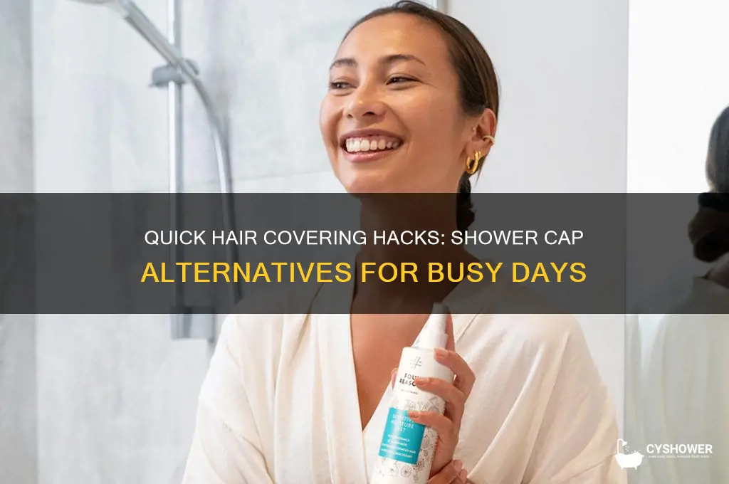 how to cover hair without shower cap