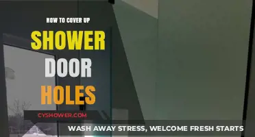 Easy DIY Fixes: Covering Shower Door Holes Seamlessly