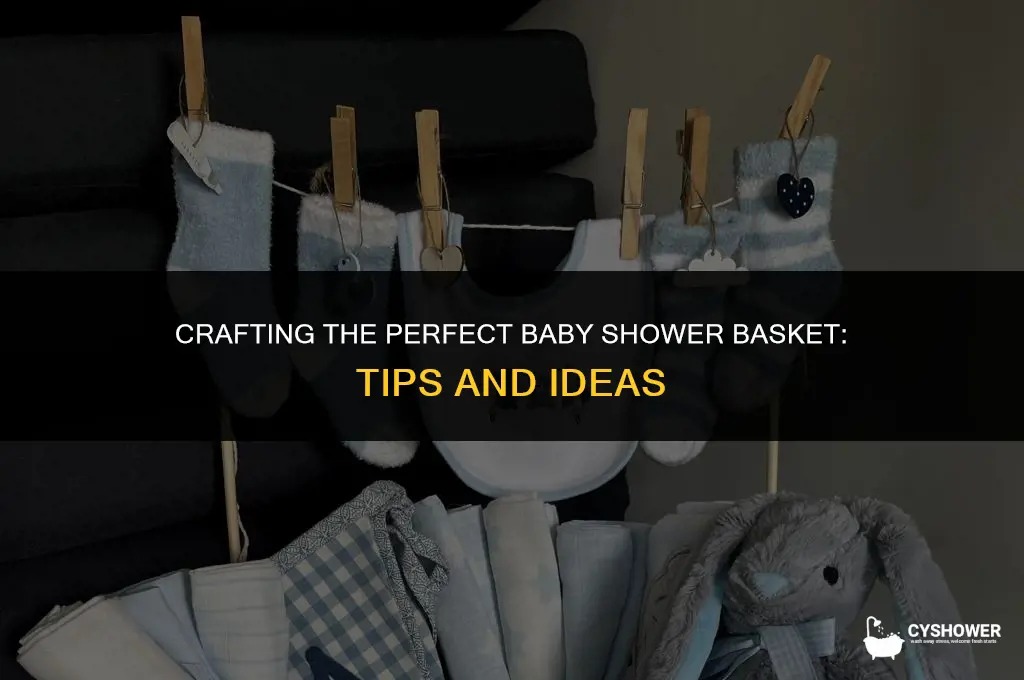 how to create a baby shower basket
