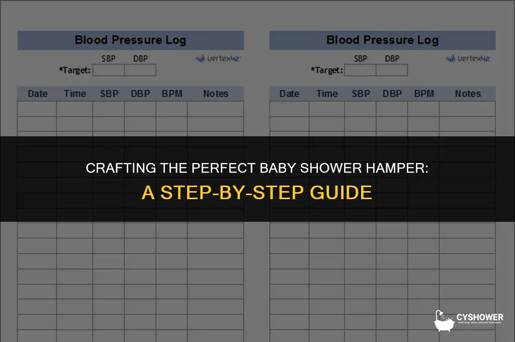 how to create a baby shower hamper