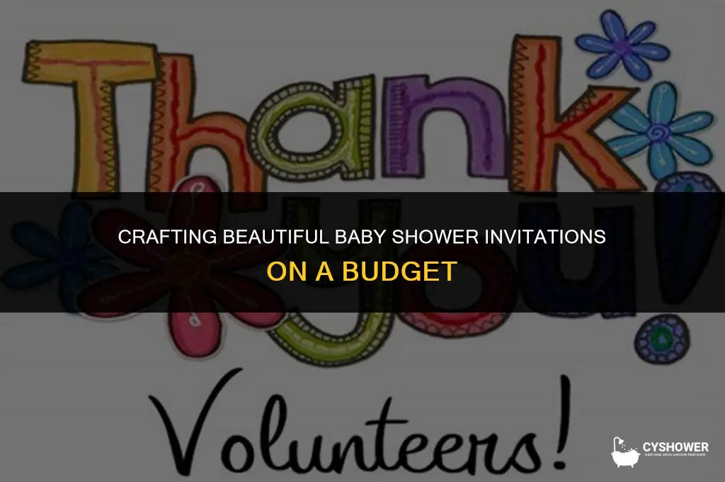 how to create a baby shower invitation for free