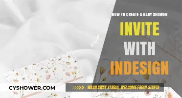 Crafting Elegant Baby Shower Invites with InDesign: A Step-by-Step Guide