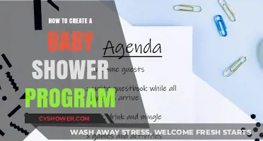 Crafting a Memorable Baby Shower Program: Tips and Ideas