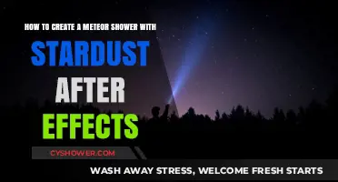Crafting a Meteor Shower with Stardust in After Effects