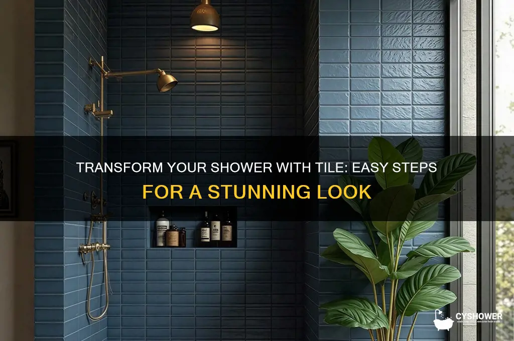 how to create a shower nice with tile