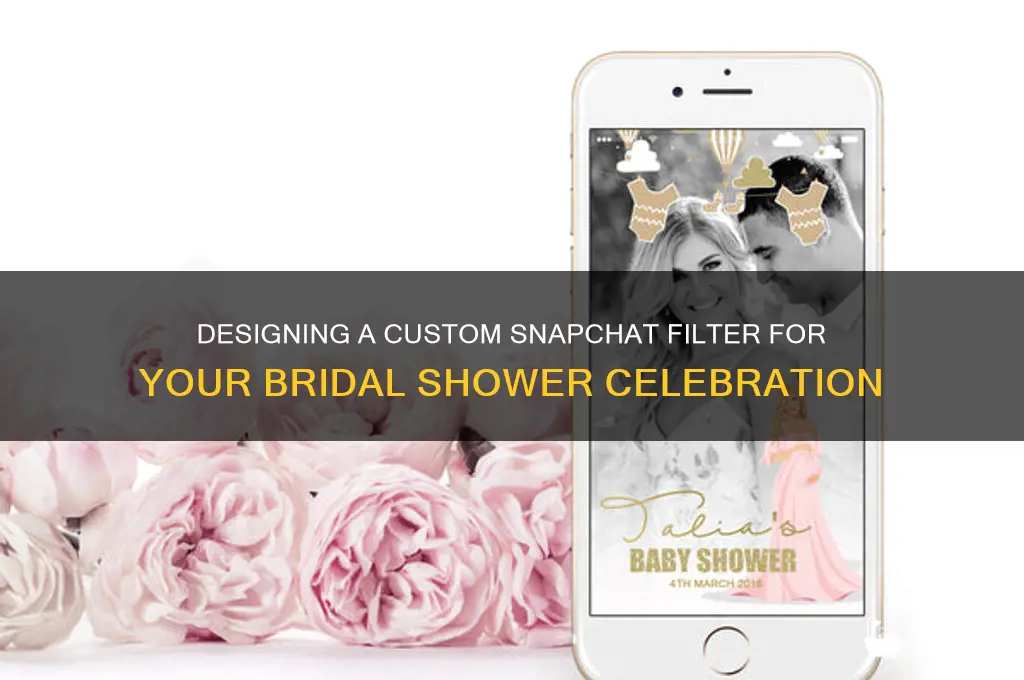 how to create a snapchat filter for a bridal shower